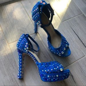 Royal Blue WBFF Heels